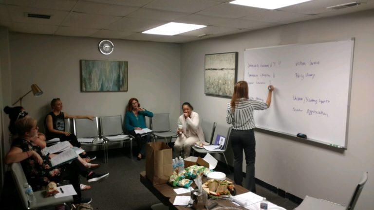 A photo of a VOICES meeting
